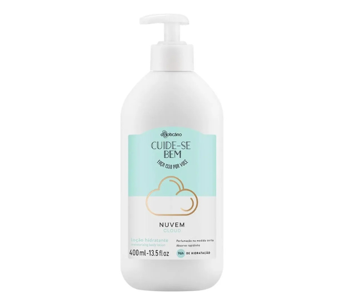 Creme hidratacao para corpo Boticario Cuide se Bem Nuvem 400mL
